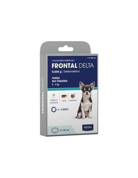 Frontal Delta Collar Antiparasitario Perro 35Cm