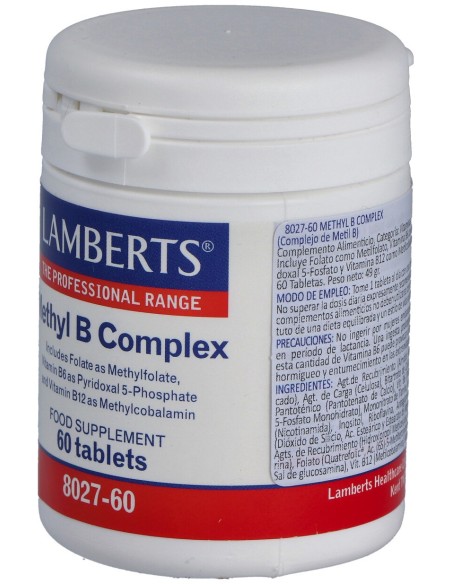 Lamberts Methyl B Complex 60 Comprimidos