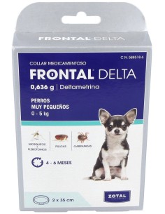 Frontal Delta Duo Collar Antiparasitario 2X35Cm