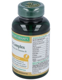 Nature'S Bounty B Complex Complejo Vitamina B 100Comp