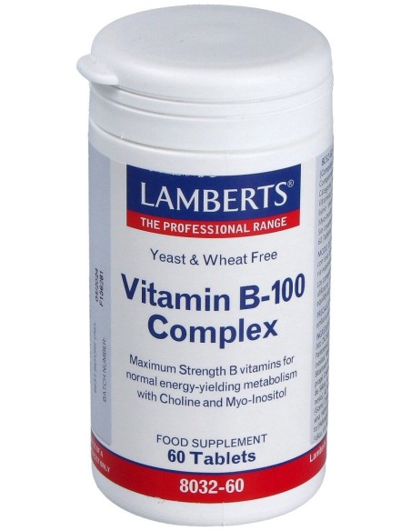 Lamberts Vit B 100 Complex 60 Comp