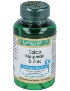 Nature'S Bounty Calcio Magnesio Zinc 100Compr