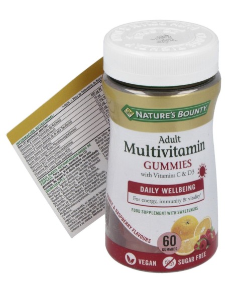 Gummies Multivitaminico Adulto 60Gominolas