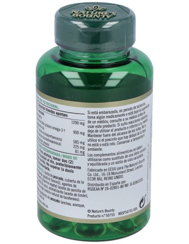 Nature'S Bounty Mini Omega 3 450Mg 60Caps