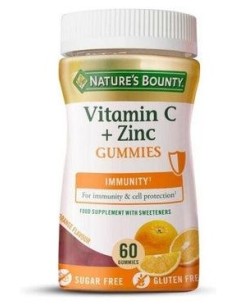 Nature'S Bounty Vitamin C Y Zinc Gummies 60Comp