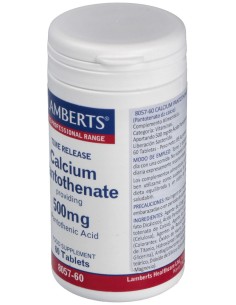 Lamberts Calcium Pantothenate 500Mg 60Comp