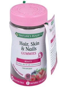 Gummies Pelo Piel Y Uñas Con Biotina 60Gominolas