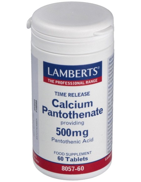 Lamberts Calcium Pantothenate 500Mg 60Comp