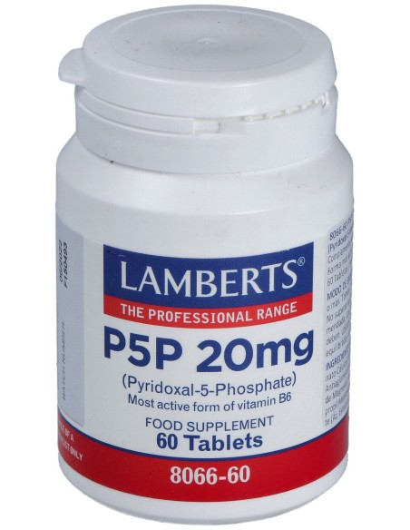 P5P 20Mg. Piridoxal-5-Fosfato 60Comp.