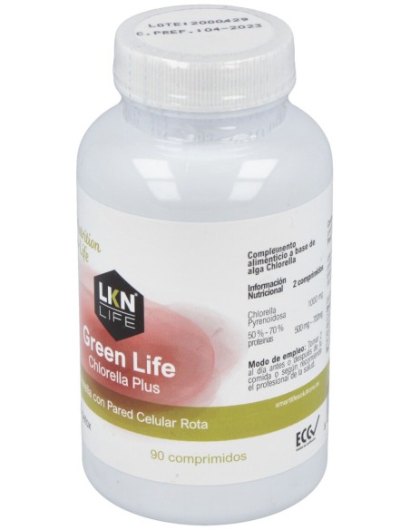 Lkn Green Life Chlorella Plus 90Caps