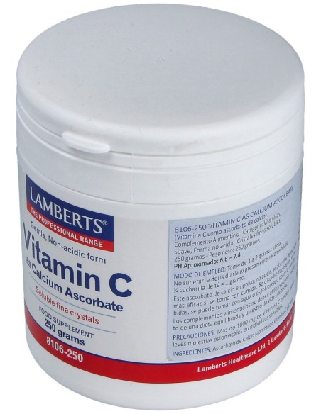 Ascorbato De Calcio (Cristales) 250 Gr.