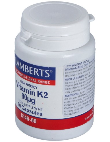 Lamberts Vitamina K2 90Μg 60Caps