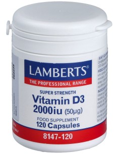 Lamberts Vit D3 2.000 Ui 120Caps