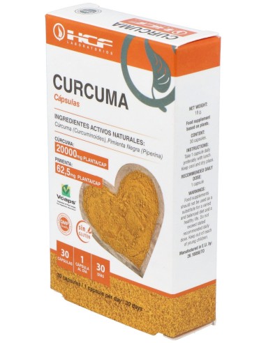 Hcf Curcuma 30Caps