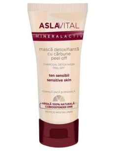 Aslavital Mascarilla Detoxificante Con Carbon Activo 100Ml