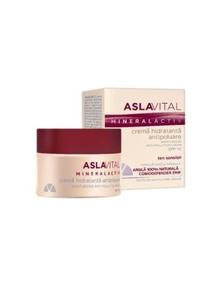 Aslavital Crema Hidratante Anticontaminacion Fps 10 50Ml