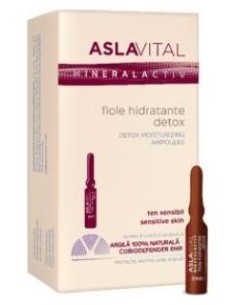 Aslavital Ampollas Hidratantes Detoxificantes 7X2Ml