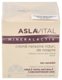Aslavital Crema Noche Suavizadora Arrugas 50Ml