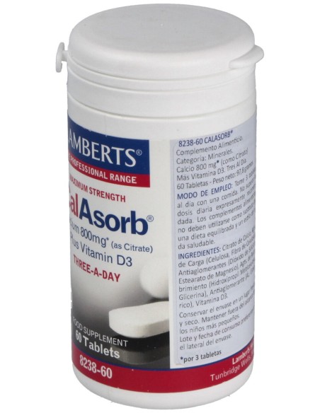 Calasorb Citrato De Calcio 800Mg.60Comp.