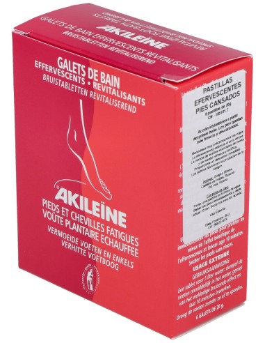 Pastillas Efervecente Revitalizante Para Pies 6Ud.