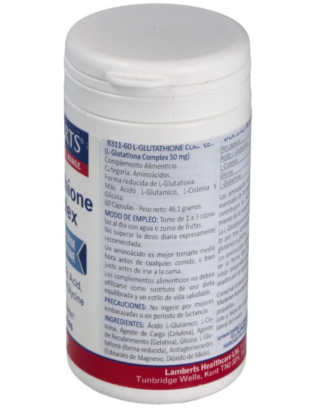 Lamberts L-Glutationa Complex 60 Comprimidos