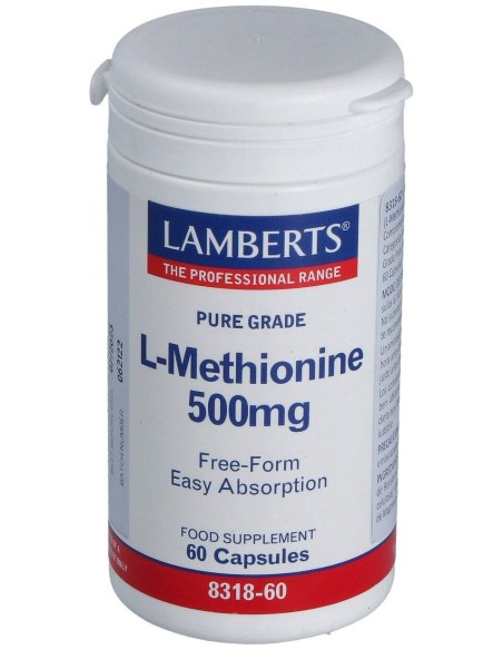Lamberts L-Metionina 500Mg 60 Caps