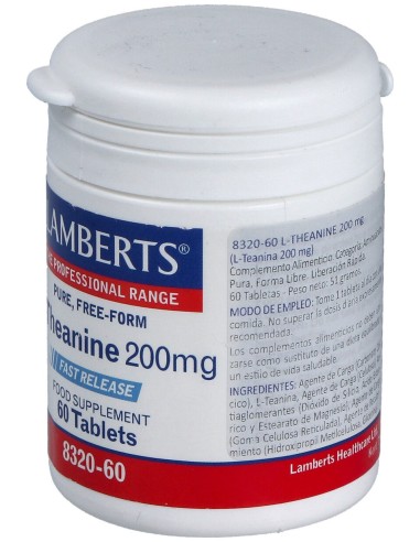 L-Teanina 200Mg. 60Comp.