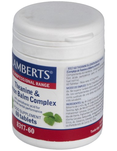 Complejo De Teanina Y Balsamo De Limon 60Comp.