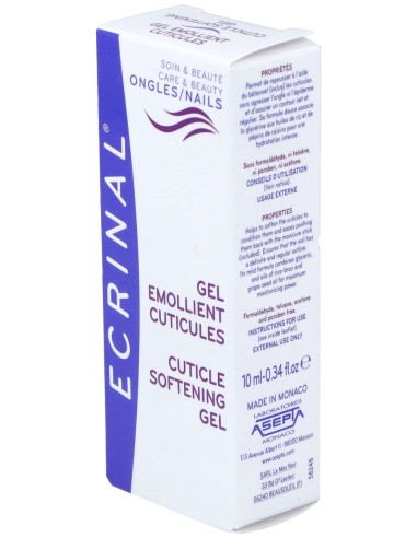 Gel Emoliente Para Cuticulas 10Ml.