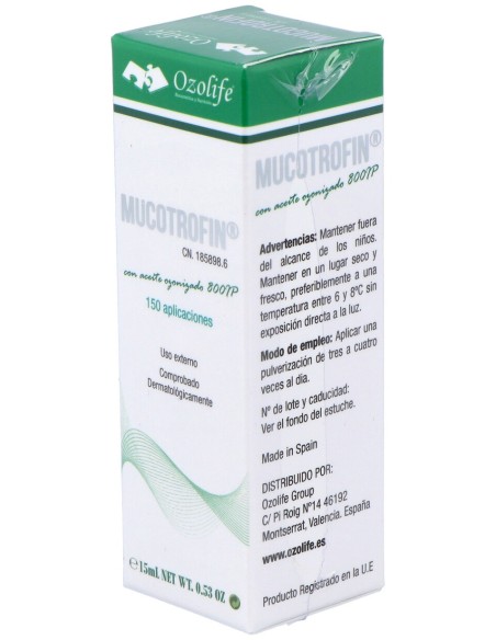 Mucotrofin Aceite Ozonizado 15Ml