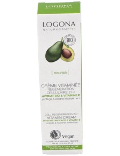 Crema Vitaminica Regeneradora 24H Aguacate 30Ml.