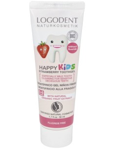 Logona Dentifrico Niños Fresa Gel 50Ml