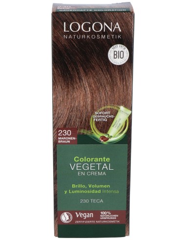 Logona Colorante Vegetal Crema 230 Chesnut...