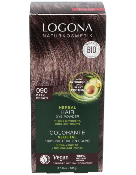 Colorante Vegetal Castaño Oscuro 090 100Gr.