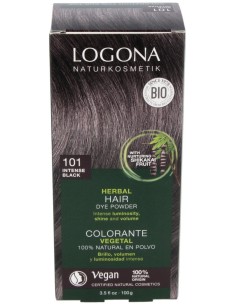 Logona Colorante Vegetal 101 Negro Intenso 2X50G