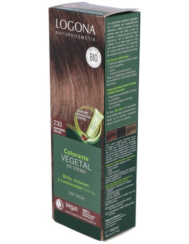 Logona Colorante Vegetal Crema 230 Chesnut...