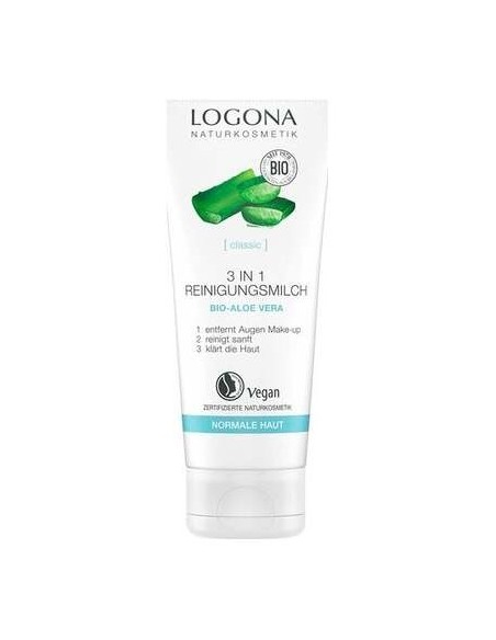 Logona Leche Limpiadora 3 En 1 Aloe Vera 100Ml