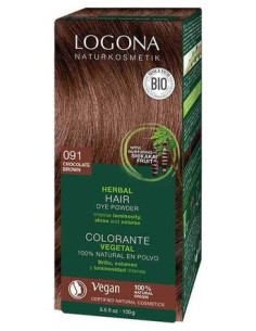 Logona Colorante Vegetal 091 Castaño Chocolate 2X50G