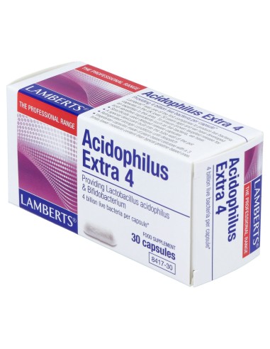 Acidofilus Extra 4 S/Leche 30 Cap. (Refrigeracion)