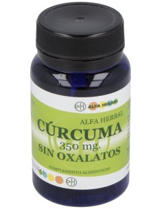 Alfa Herbal Cúrcuma Sin Oxalatos 350 60Caps