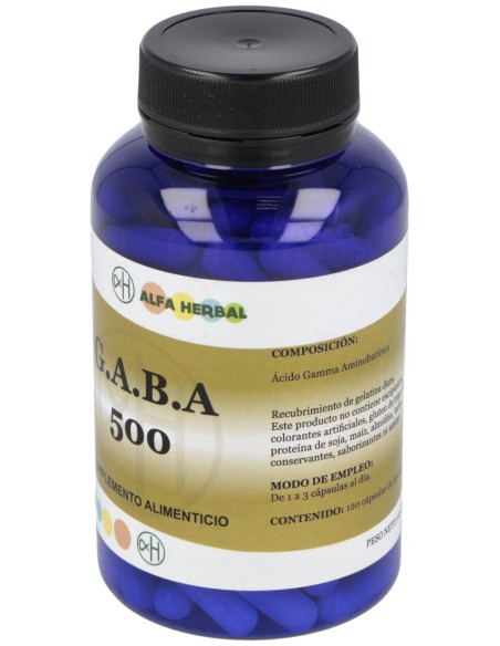 Gaba 500Mg. 120Cap.