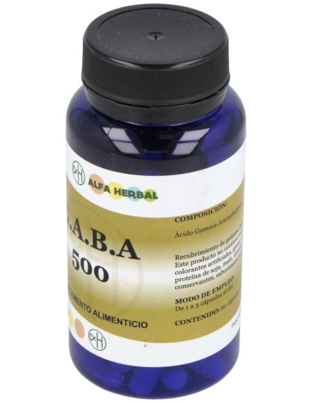 Alfa Herbal Gaba 500Mg 60Caps