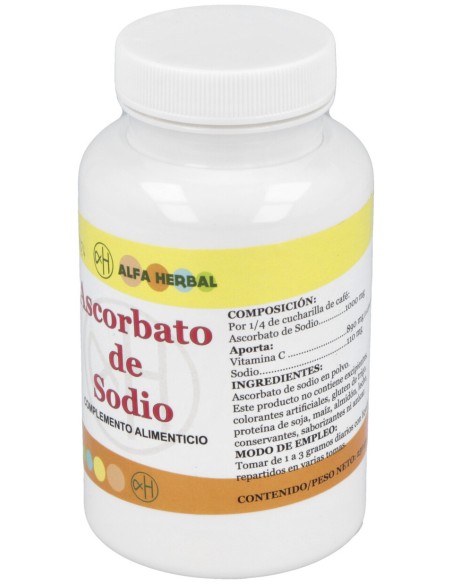 Alfa Herbal Ascorbato Sodico Polvo 250G