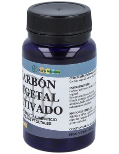 Alfa Herbal Carbon Vegetal Activado 60Caps