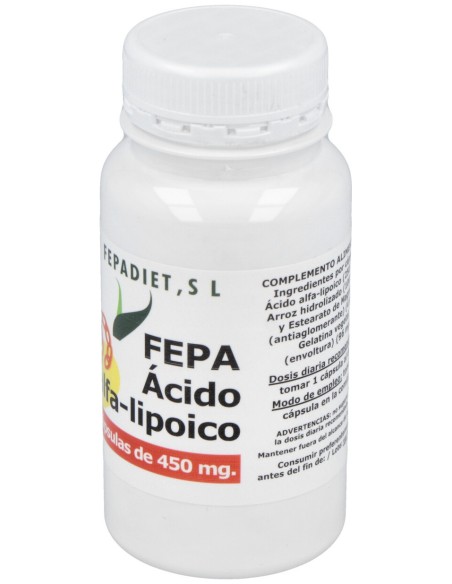Fepa-Acido Alfalipoico 250Mg. 90Cap.