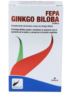 Fepa-Ginkgo Biloba 50:1 12.500Mg. 30Cap.