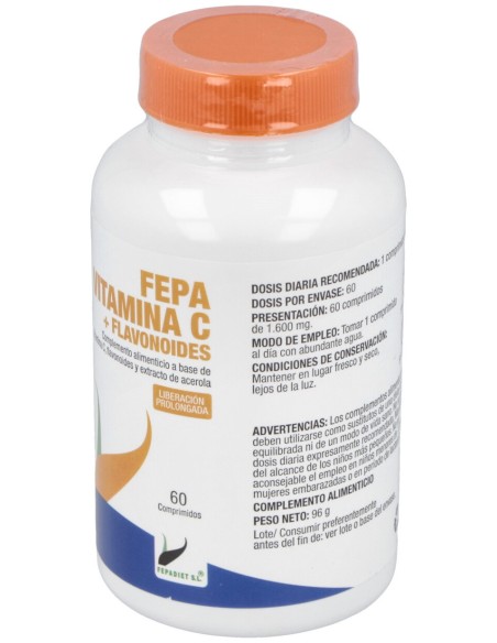 Fepa-Vitamina C + Flavonoides 60Comp.