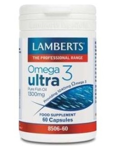 Omega 3 Ultra Aceite De Pescado Puro 1300Mg. 60Cap