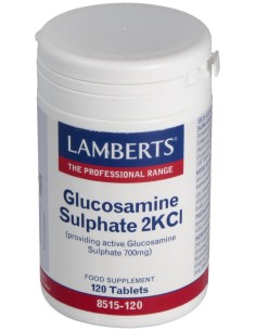 Lamberts Sulfato De Glucosamina 2Kci 1000Mg 120 Tabs
