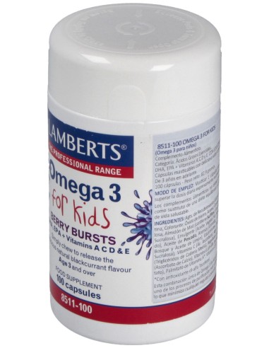 Omega 3 For Kids 100Cap.